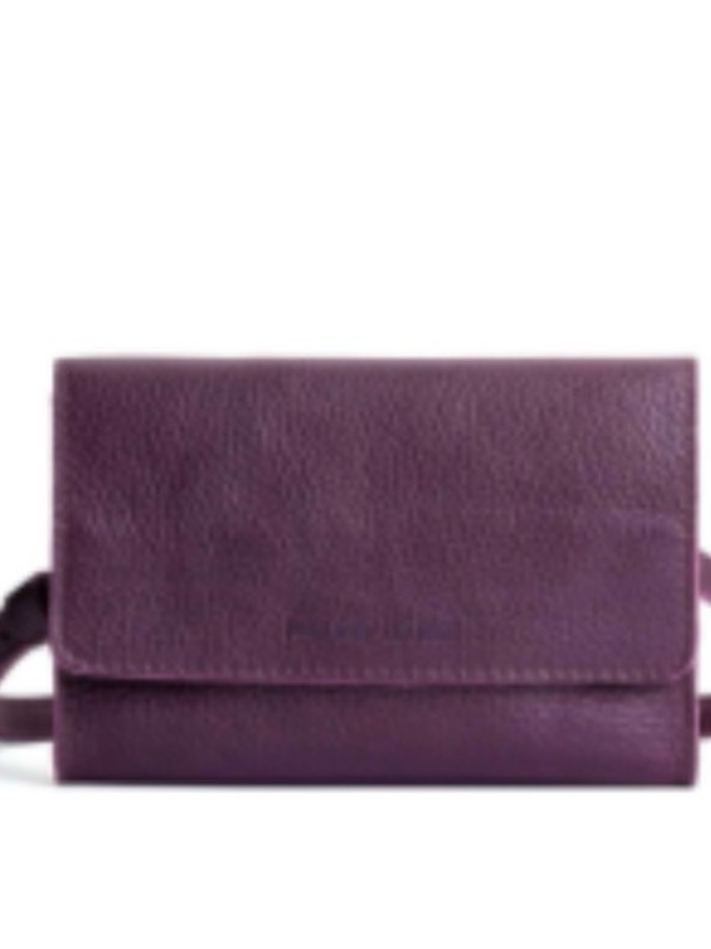 Portland Leather Plum Crossbody Bag & Wallet